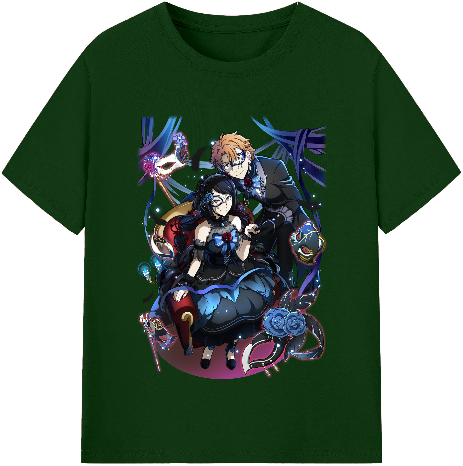 （画像用） 文豪ストレイドッグス Bungo Stray Dogs 綿100％半袖Tシャツ（フロントプリント）